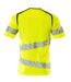 T-shirt Accelerate Safe Homme Jaune Fluo Bleu Marine Foncé Mascot-2