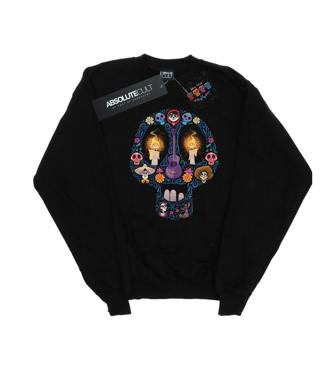 Disney Sweat Womens/Ladies Coco Candle Skull Sweatshirt (Noir) - UTBI12226-1