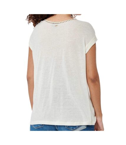 T-shirt Blanc Femme Kaporal Smooth - XS