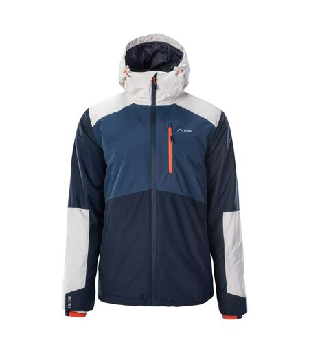 Blouson De Ski Limmen Homme Bleu Sombre Denim Foncé Blanc Argenté Elbrus