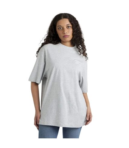 Umbro - T-shirt CORE - Femme (Gris chiné / Blanc) - UTUO1702