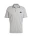 Polo Motif/style 3 Rayures Essentials Homme Gris Adidas-1