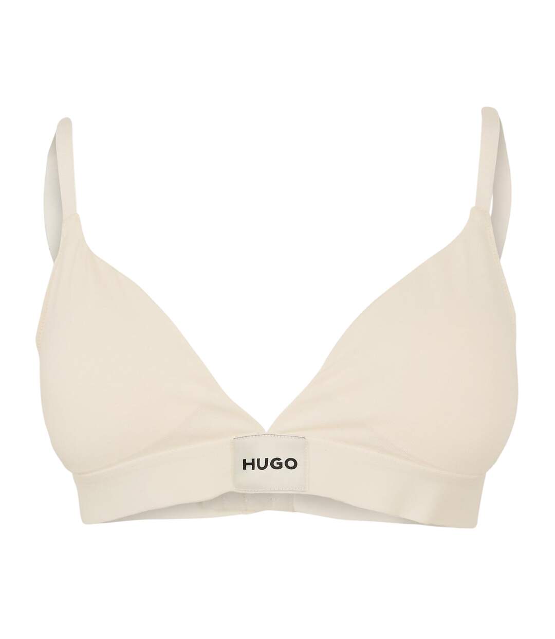 Soutien-gorge Motif/style Triangle Femme Blanc Cassé Hugo-1
