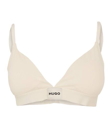 Soutien-gorge Motif/style Triangle Femme Blanc Cassé Hugo