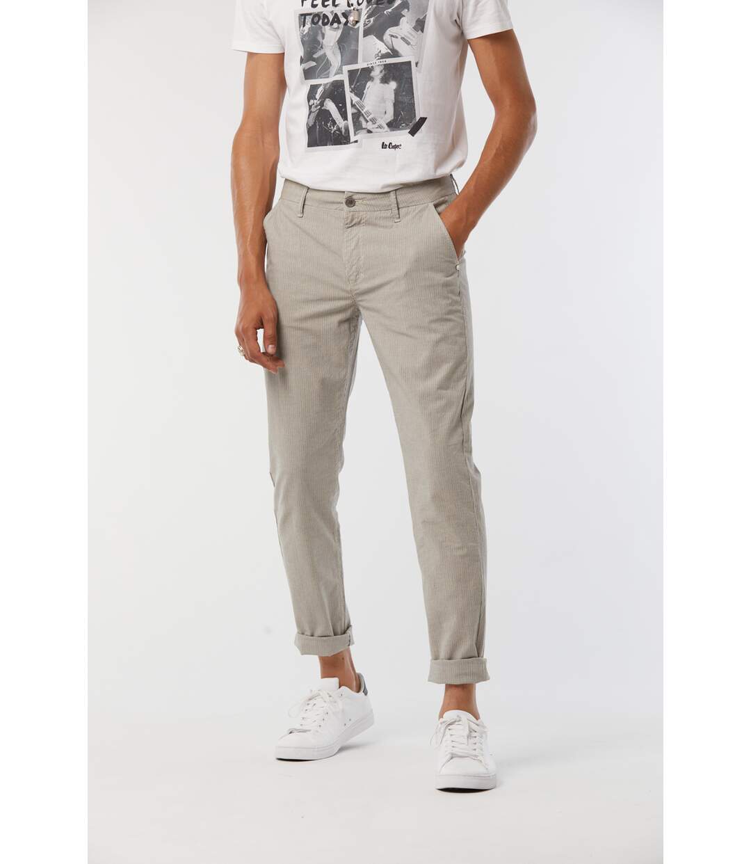 Pantalon coton slim NEILS