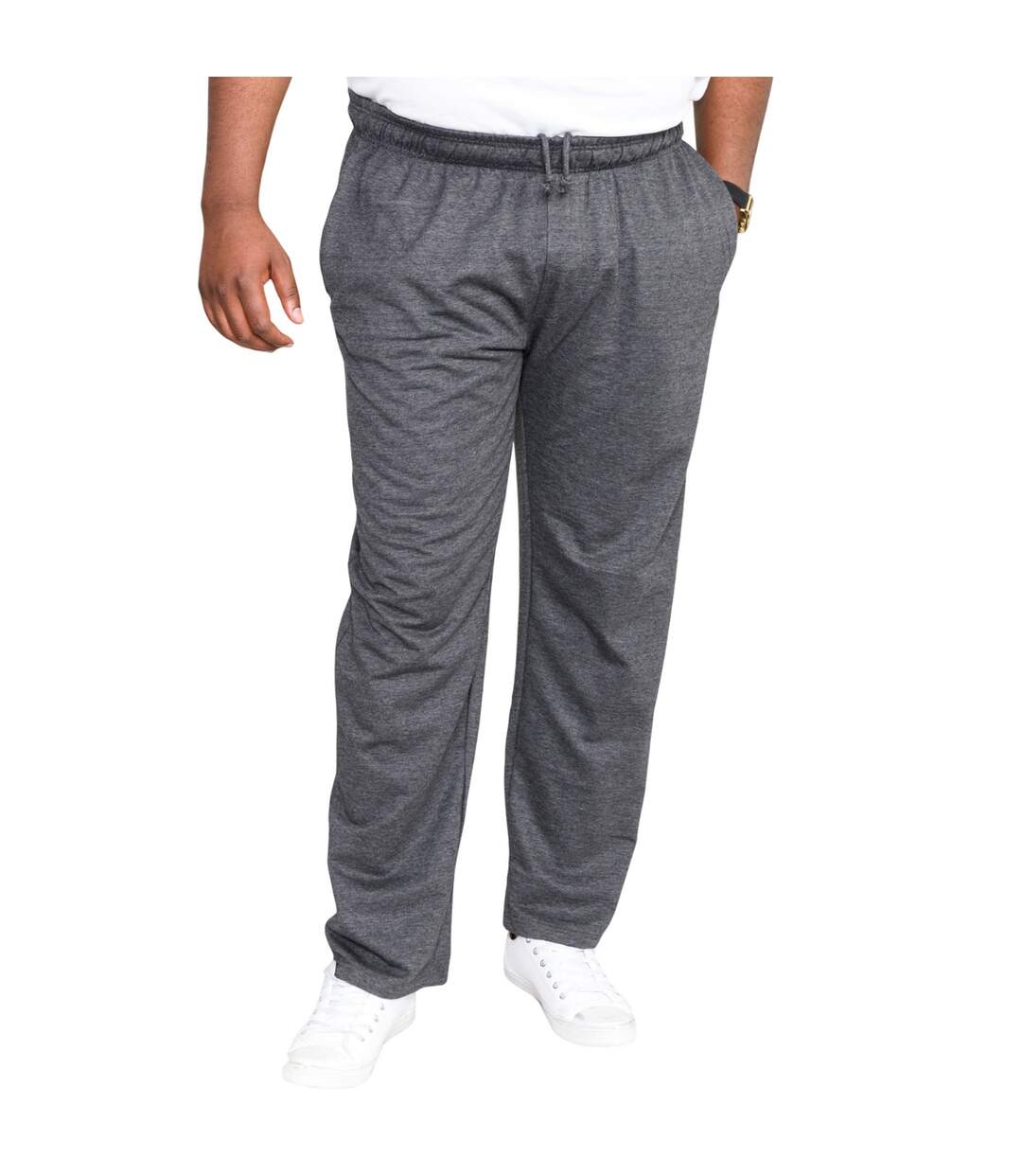Duke Mens Kingsize Rory Lightweight Fleece Jogging Bottoms (Grey) - UTDC135-3