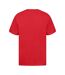 Unisex adult ringspun cotton natural t-shirt red Casual Classics