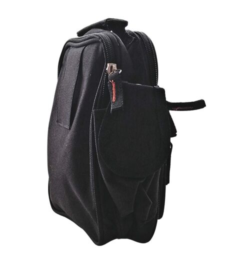 Sacoche Pratique Multi-Poches pour Homme - Synthétique Noir