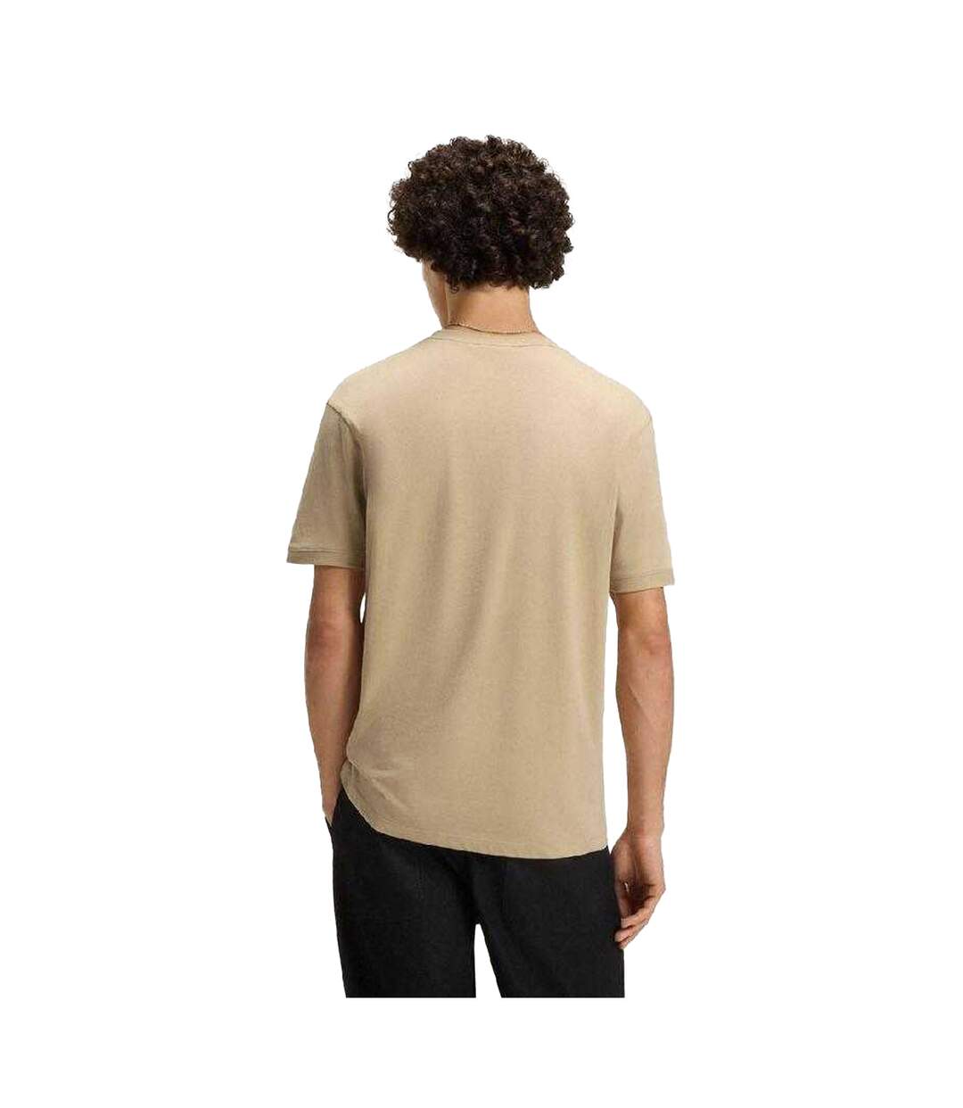 T-shirt Motif/style Logo Diragolino212 Homme Beige Hugo-3
