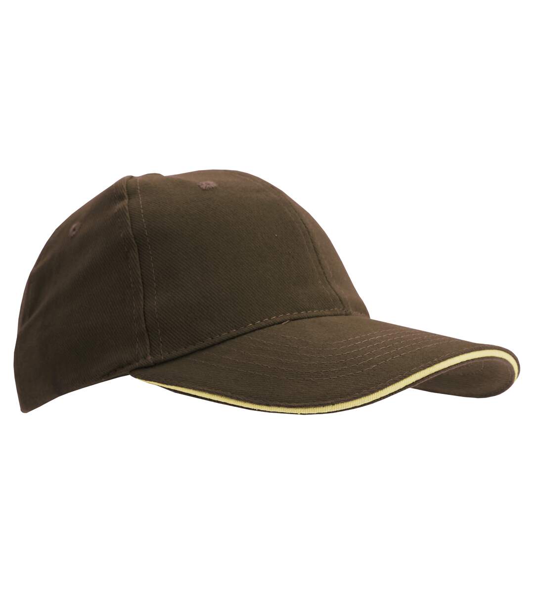 Casquette de baseball buffalo unisexe marron/beige SOLS-1