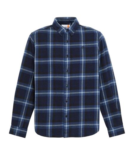 Chemise À Boutons Décontracté Motif/style À Carreaux Homme Bleu Violacé Timberland