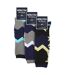 3 Pack Mens Ski Socks Cushioned Thermal Moisture Wicking Winter Sports Socks-2