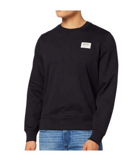 Sweat Motif Écusson Adulte Noir Noir Diesel