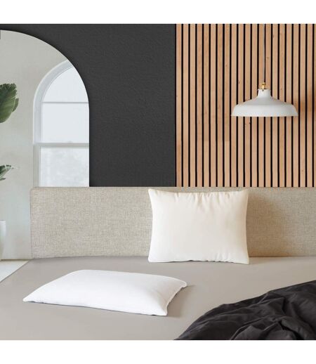 Taie d'Oreiller Microfibre Oscar 63x63cm Blanc