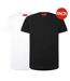 Lot De 2  T-shirts Motif/style Logo Homme Noir Blanc Hugo Boss-1