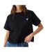 T-Shirt noir femme guess boxy-1