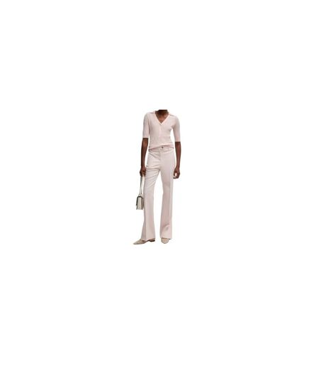 Womens/ladies Terela Straight Leg Chinos Peach Boss