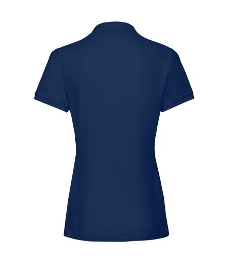 Polo premium femme bleu marine Fruit of the Loom