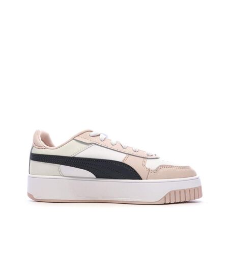Baskets rose/blanches femme puma wns carina street