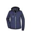 Veste Maritime Femme Bleu Marine Blanc James And Nicholson-1