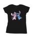 Disney T-shirt en coton Lilo & Stitch Kisses - Femmes/Ladies (Noir) - UTBI25720-1