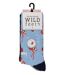 3 Pack Ladies Jacquard Novelty Cotton Socks-2