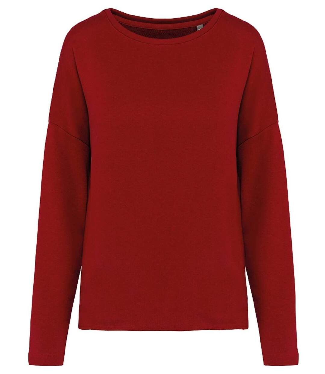 Sweat shirt femme Loose - K471 - rouge hibiscus