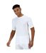 Regatta Mens Thermal Underwear Short Sleeve Vest / T-Shirt (White) - UTRG1427