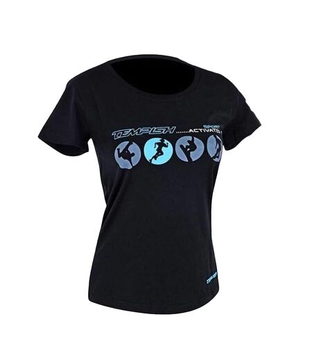 T-shirt Activated Femme Noir Tempish