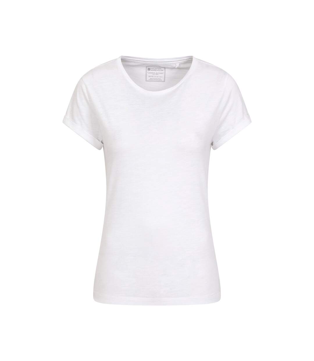 T-shirt Bude Femme Blanc Mountain Warehouse-2