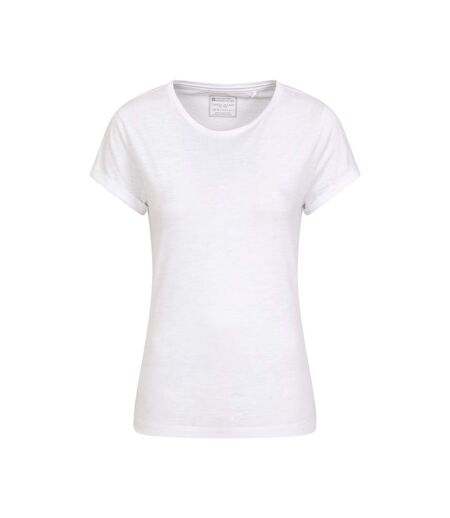 T-shirt Bude Femme Blanc Mountain Warehouse