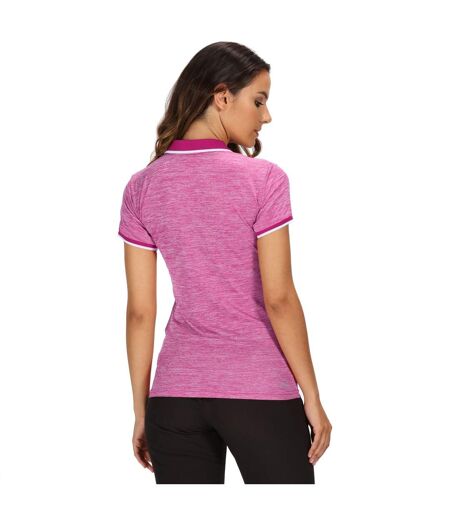 Regatta Womens/Ladies Remex II Polo Neck T-Shirt (Dark Cerise) - UTRG4477
