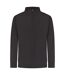 Mens quarter zip track top black Finden & Hales