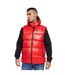 Mens Henrico Hooded Gilet Red Born Rich-2