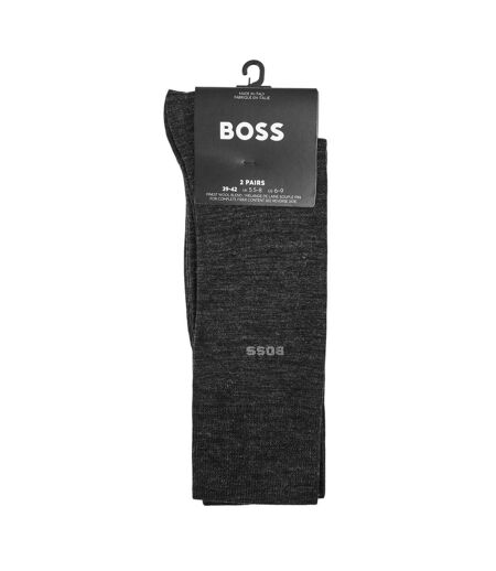 Lot De 2  Socquettes Homme Anthracite Boss