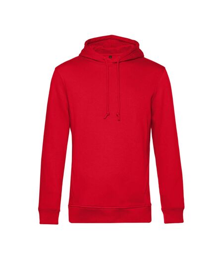 B&C Mens Organic Hooded Sweater (Red) - UTBC4690