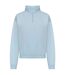 Awdis Womens/Ladies Cropped Sweatshirt (Sky Blue) - UTPC5048