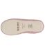 Isotoner Chaussons Ballerines femme ultra confortables, semelle en cuir, détail grand nœud-5