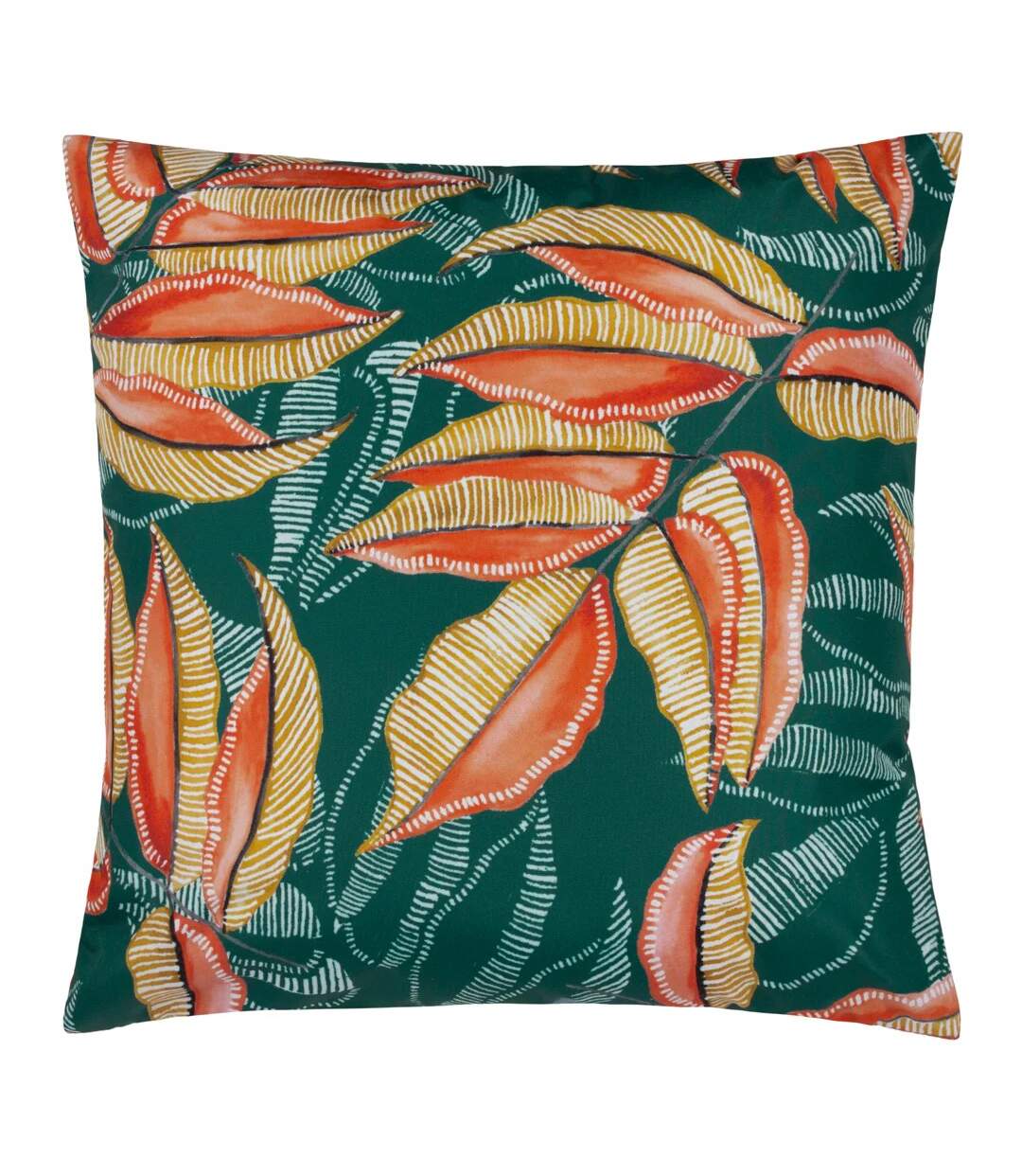 Ebon wilds akia reversible cushion cover 43cm x 10cm x 43cm teal Wylder-1