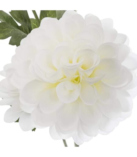 Fleur Artificielle Dahlia 62cm Blanc
