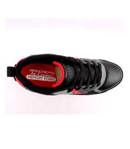 Baskets colour surge garçon noir / rouge Skechers