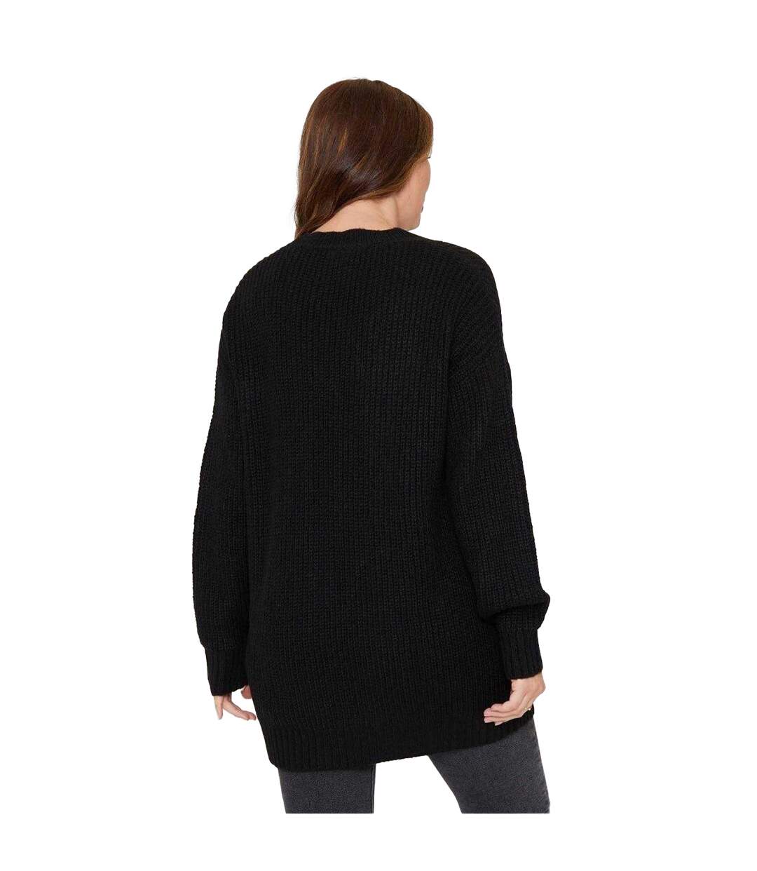 Sweat Manches Longues Femme Noir Be You-3