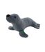Cuddler seal recycled plush dog toy one size grey Ancol