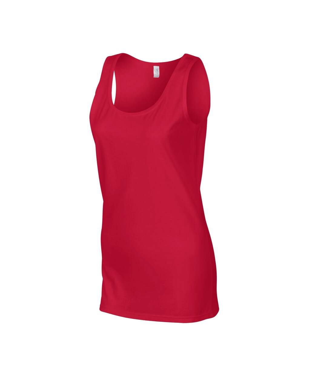 Womens/ladies softstyle tank top cherry red Gildan-3