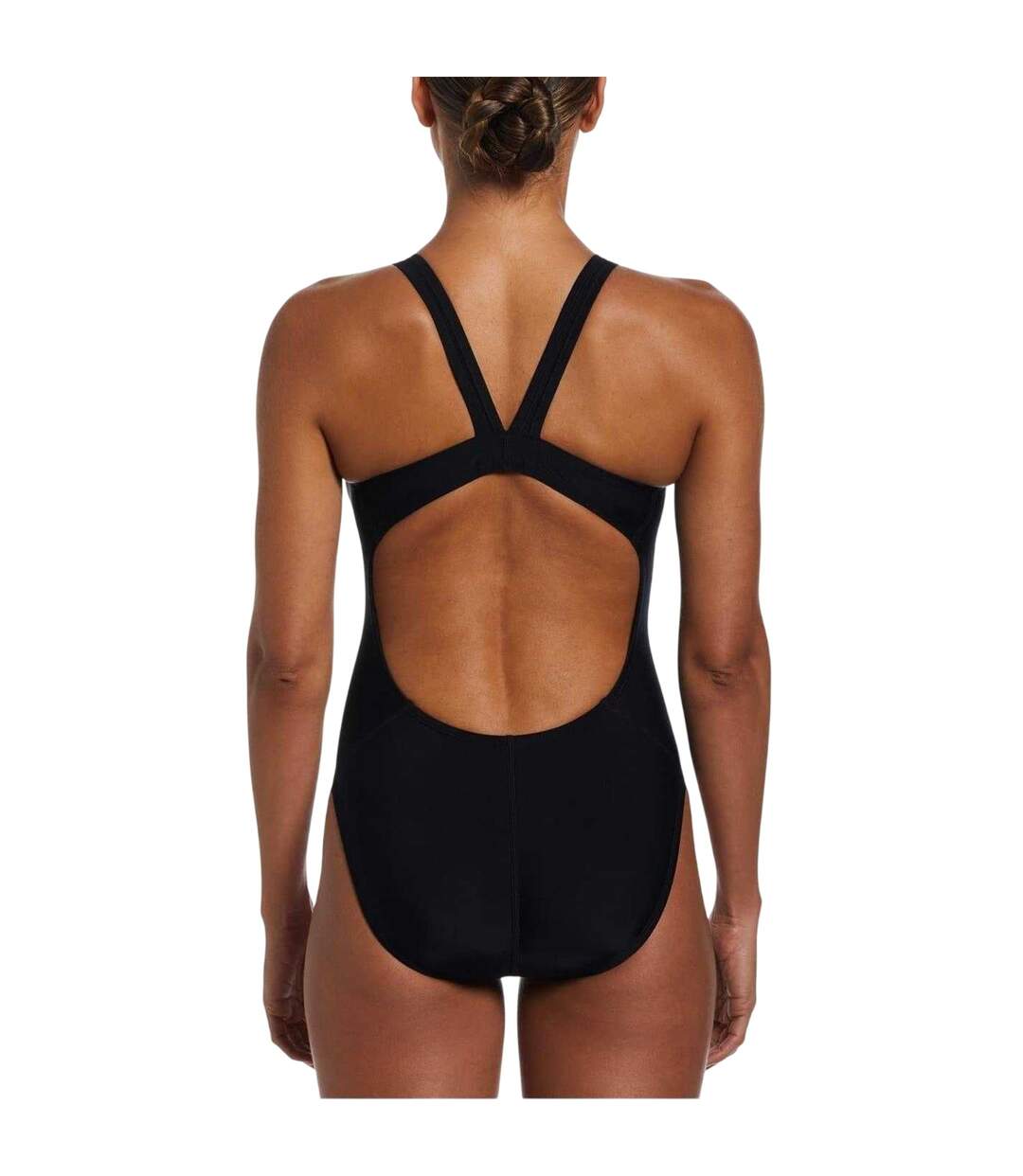 Maillot De Bain 1 Pièce Fastback Femme Noir Nike-3