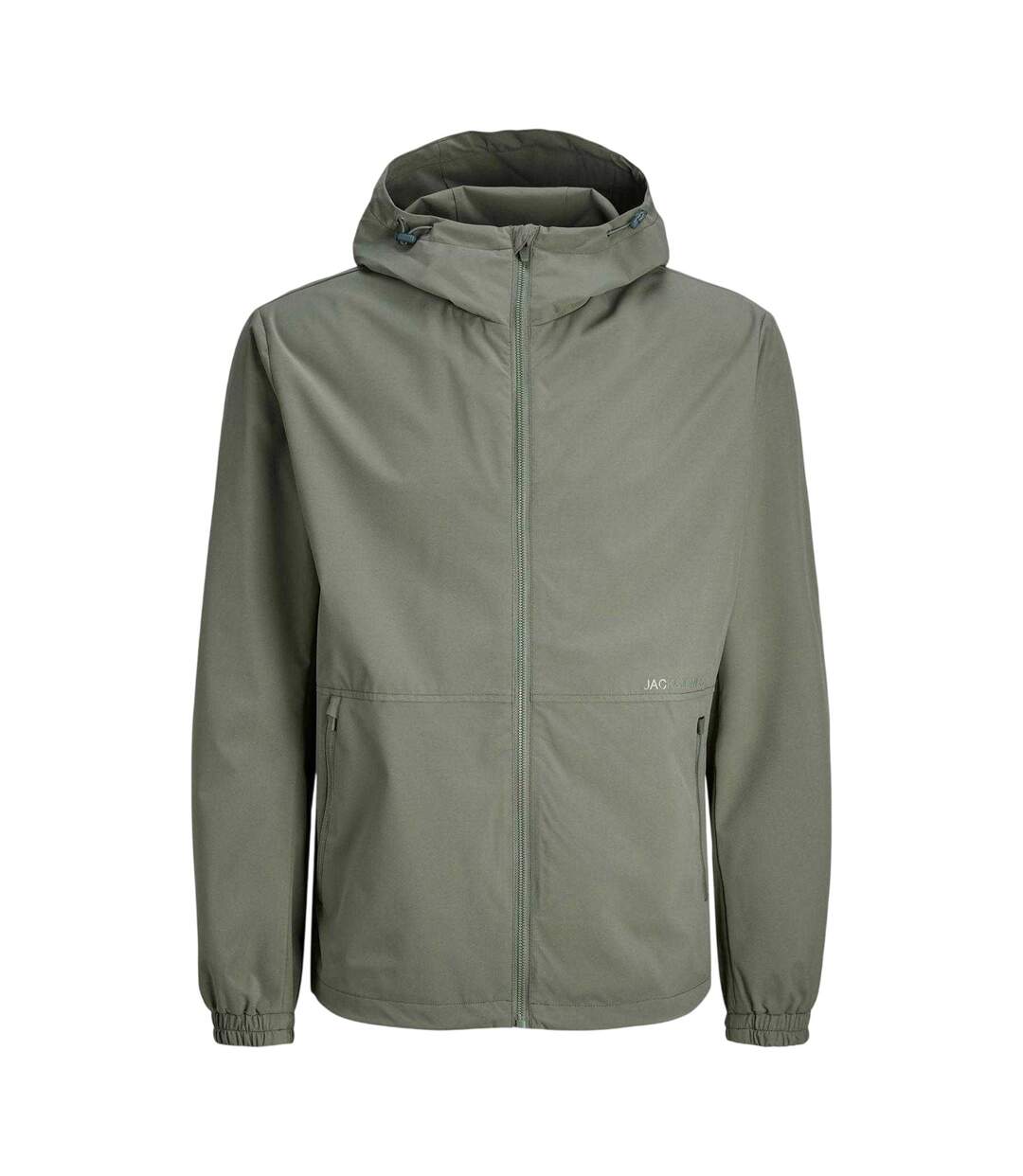 Veste À Capuche Homme Gris Kaki Jack And Jones-2