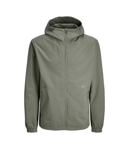 Veste À Capuche Homme Gris Kaki Jack And Jones