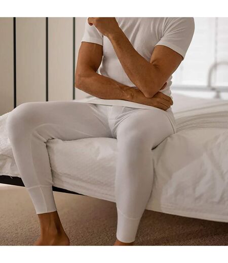 Mens Cotton Thermal Underwear Bottoms Long Johns