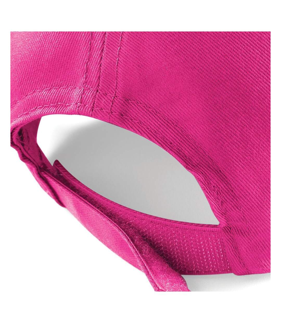 Lot de 2  casquettes de baseball adulte fuchsia Beechfield-4