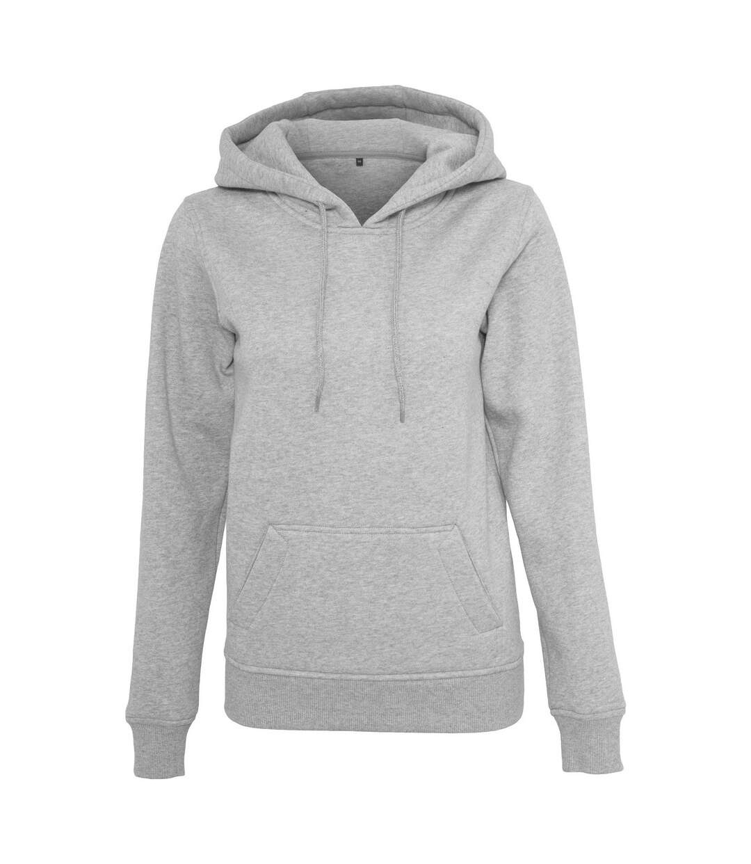 Sweat à capuche femme gris chiné Build Your Brand